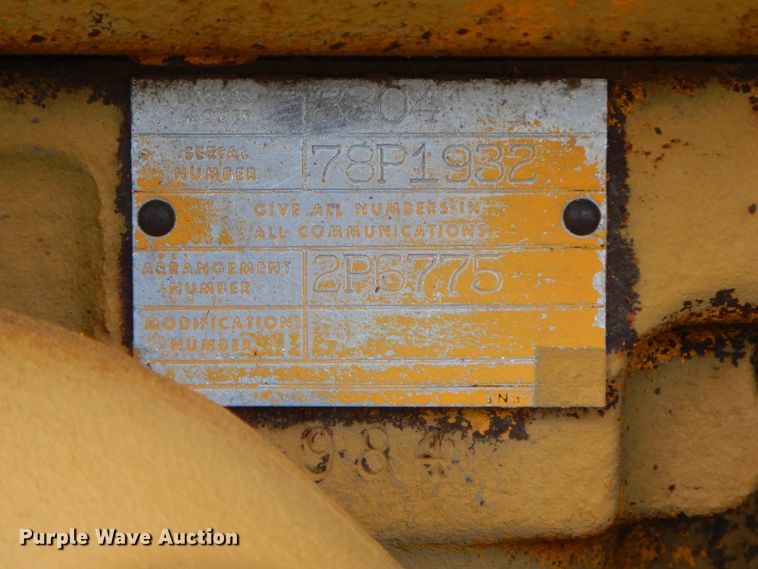 image for item HP9554 1973 Caterpillar D4D  dozer