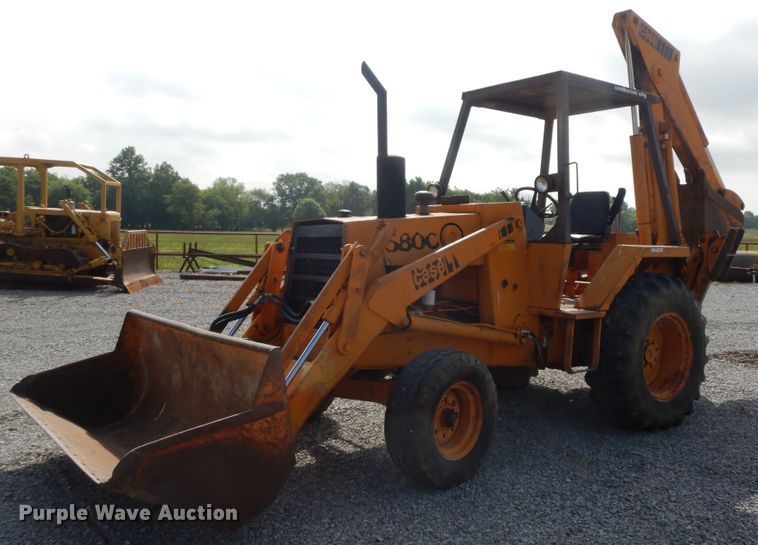 image for item HP9555 1977 Case 580C  backhoe