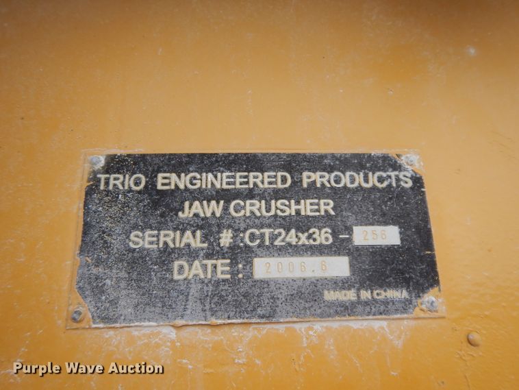 image for item HP9612 Crushing plant