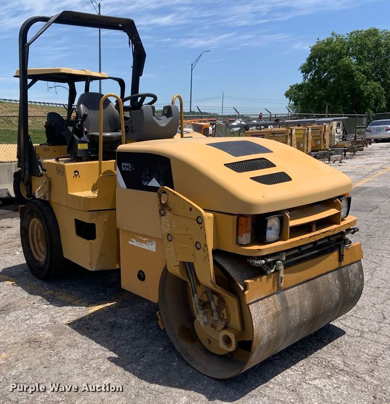 image for item IF9254 2010 Caterpillar CC34  single drum roller