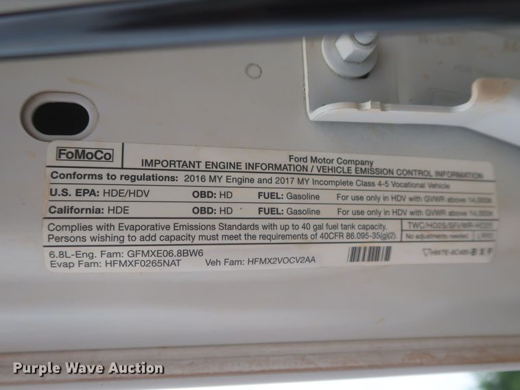 image for item IO9163 2017 Ford F550  bucket truck