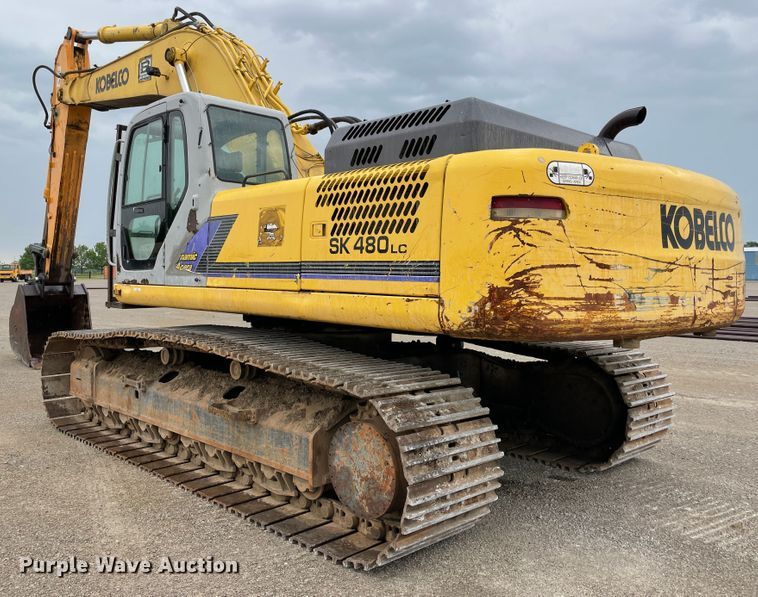 image for item IR9500 2002 Kobelco SK480LC  excavator