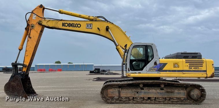 image for item IR9500 2002 Kobelco SK480LC  excavator