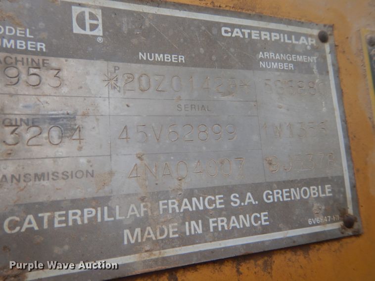 image for item IT9133 1987 Caterpillar 953  track loader