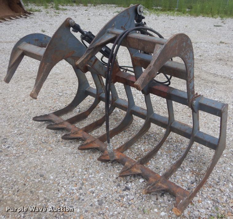 image for item IT9137 65"W skid steer grapple bucket