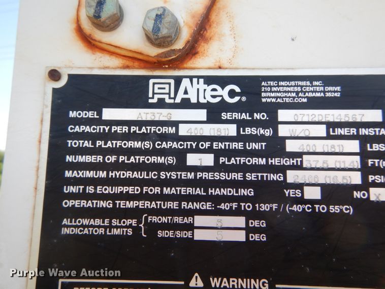 image for item IT9170 2012 Ford F550 Super Duty XL  bucket truck