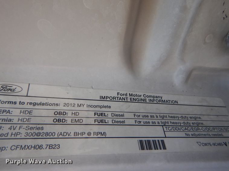 image for item IT9170 2012 Ford F550 Super Duty XL  bucket truck