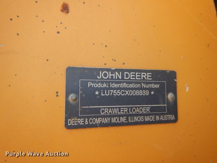 image for item IT9180 2007 John Deere 755C Series II  track loader