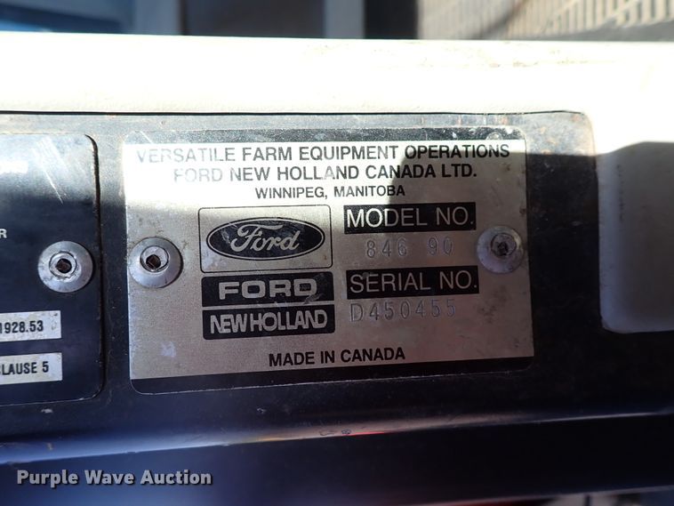 image for item DL7600 1990 Ford 846 Versatile  4WD tractor