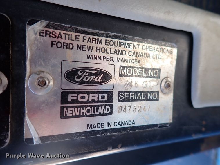 image for item DL7607 1991 Ford 846 Versatile  4WD tractor