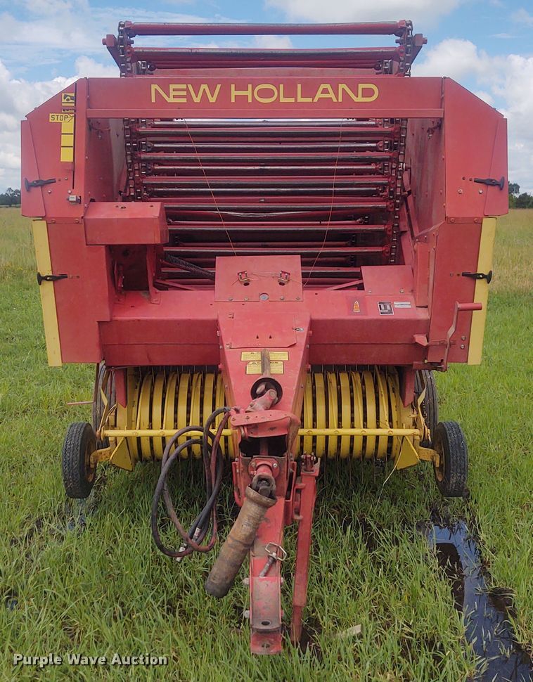 image for item FC9028 1983 New Holland 849  Auto-Wrap round baler