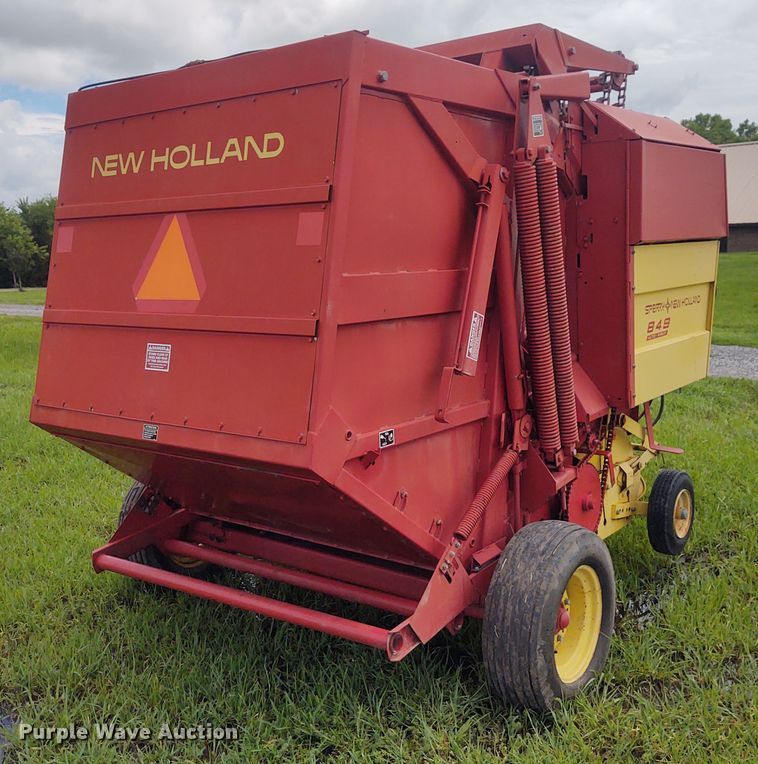 image for item FC9028 1983 New Holland 849  Auto-Wrap round baler