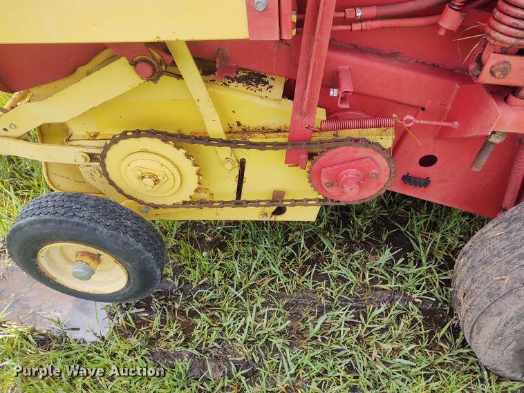 image for item FC9028 1983 New Holland 849  Auto-Wrap round baler