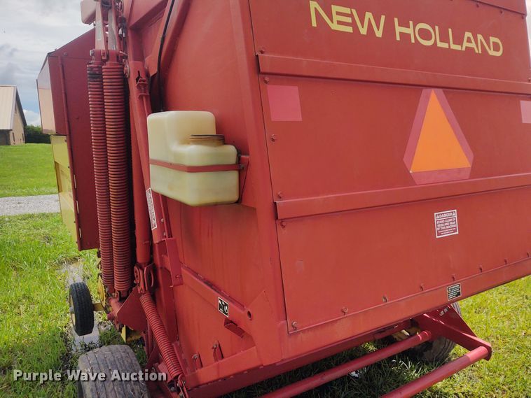 image for item FC9028 1983 New Holland 849  Auto-Wrap round baler