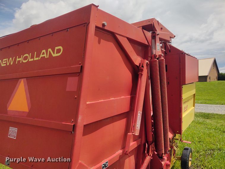 image for item FC9028 1983 New Holland 849  Auto-Wrap round baler