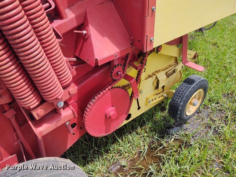 image for item FC9028 1983 New Holland 849  Auto-Wrap round baler