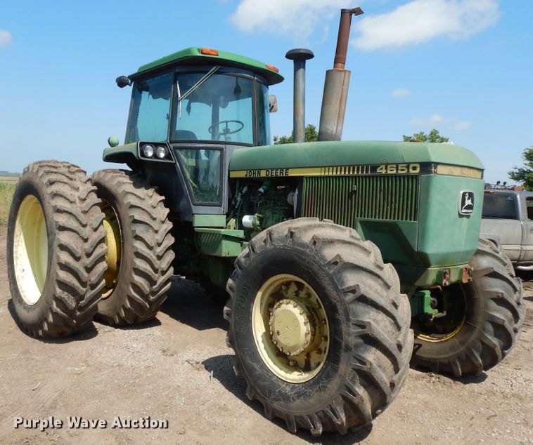 image for item HP9582 1983 John Deere 4650  MFWD tractor