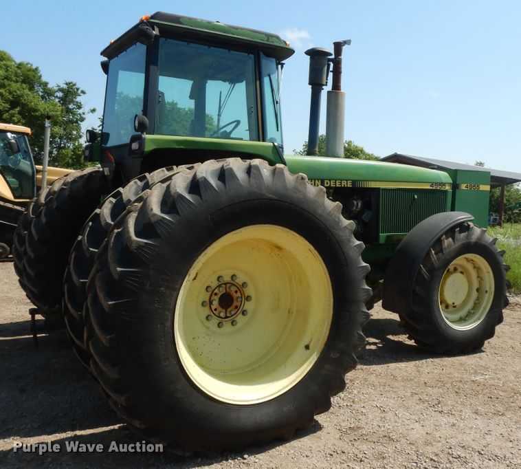 image for item HP9584 1989 John Deere 4955  MFWD tractor