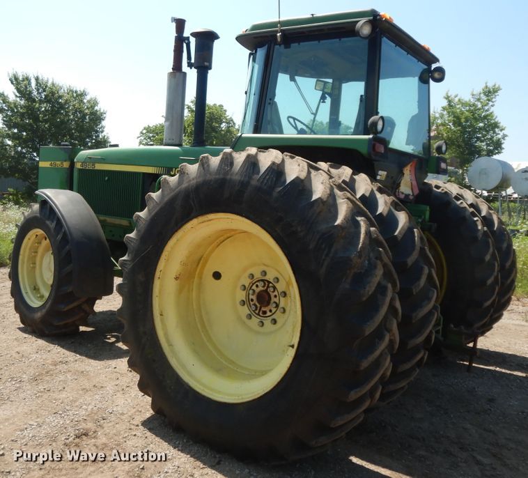 image for item HP9584 1989 John Deere 4955  MFWD tractor