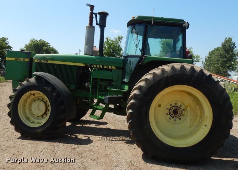 image for item HP9584 1989 John Deere 4955  MFWD tractor