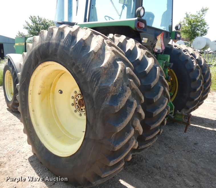 image for item HP9584 1989 John Deere 4955  MFWD tractor