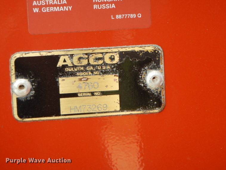 image for item HP9630 2003 Hesston 4760  large square baler