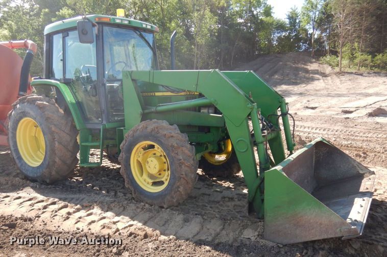 image for item IL9824 1998 John Deere 6410  MFWD tractor