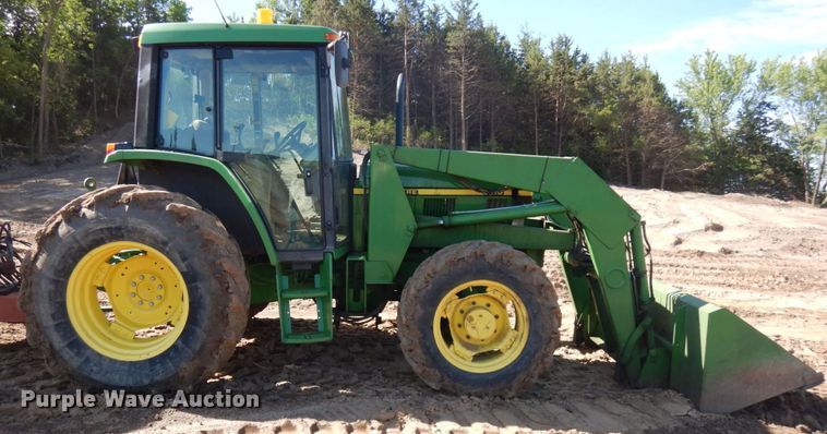 image for item IL9824 1998 John Deere 6410  MFWD tractor