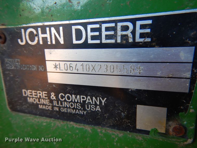 image for item IL9824 1998 John Deere 6410  MFWD tractor