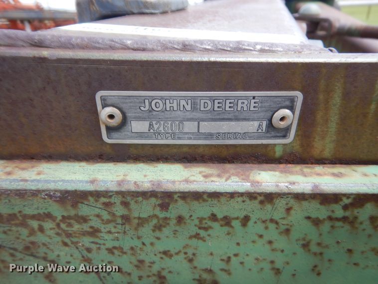 image for item IT9560 John Deere A2600  five bottom plow