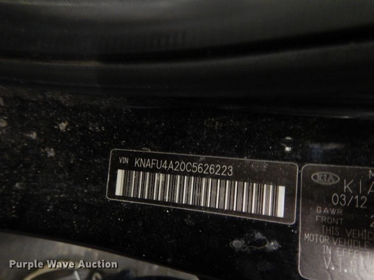 image for item DJ4391 2012 Kia Forte EX