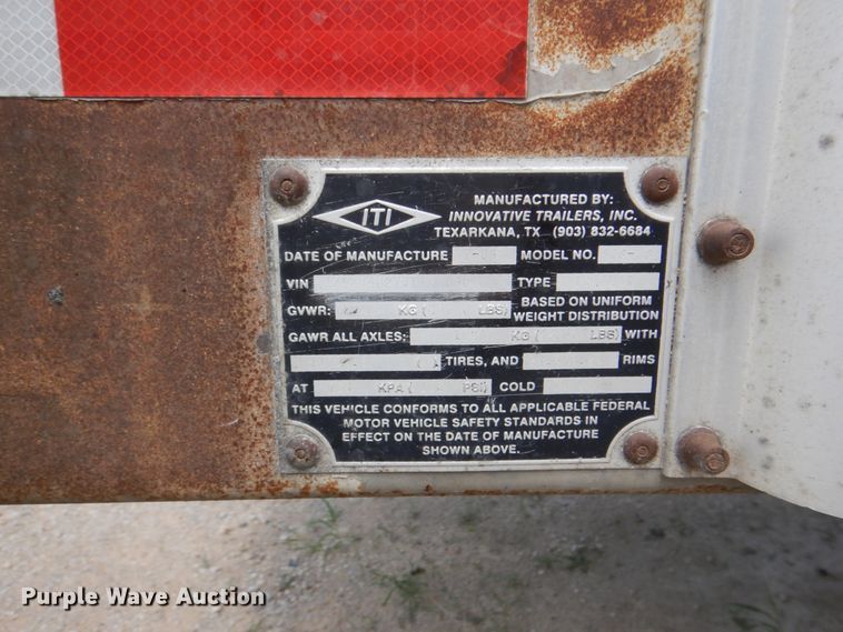 image for item DH7255 2007 Innovative Trailers SFS-48  walking floor trailer