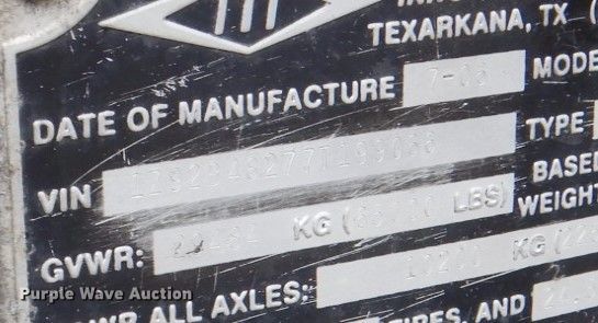 image for item DH7255 2007 Innovative Trailers SFS-48  walking floor trailer