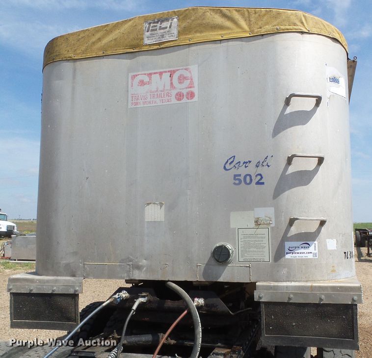 image for item DI5652 1998 CMC T-102 Rail  end dump trailer