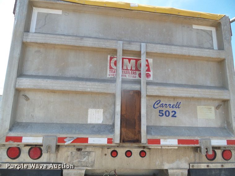 image for item DI5652 1998 CMC T-102 Rail  end dump trailer