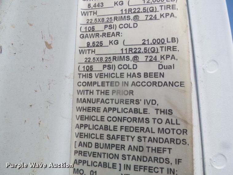 image for item DI5659 2007 Sterling L-Line  utility / service truck