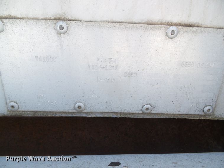image for item DI5668 1979 Pullman Trailmobile T43L-12AF  tank trailer