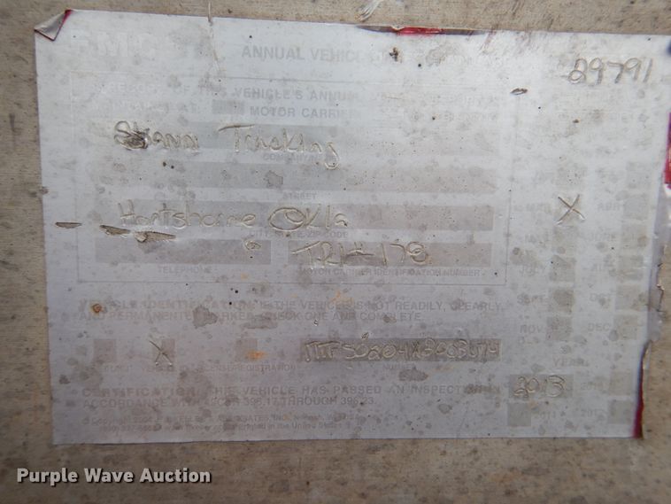 image for item DJ0458 1999 Transcraft  flatbed trailer