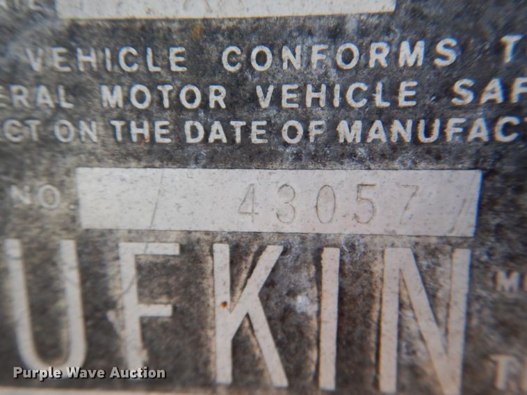 image for item DJ0467 1974 Lufkin TFV-EP  dry van trailer