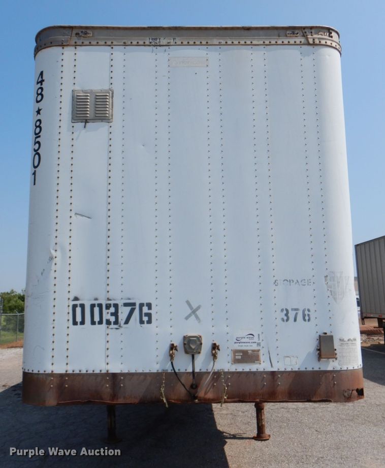 image for item DJ0468 1985 American  dry van trailer