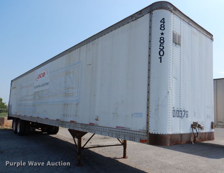 image for item DJ0468 1985 American  dry van trailer