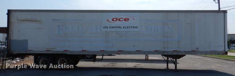 image for item DJ0468 1985 American  dry van trailer