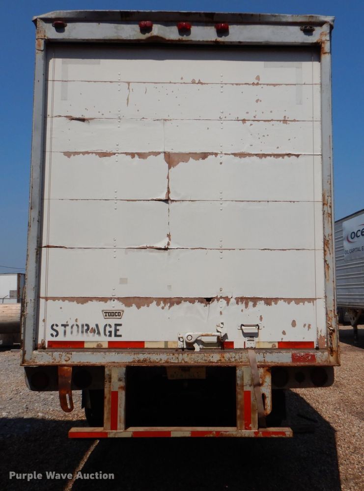 image for item DJ0471 1972 Fruehauf FB8-F2-45  dry van trailer