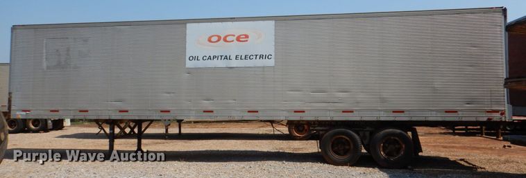 image for item DJ0471 1972 Fruehauf FB8-F2-45  dry van trailer