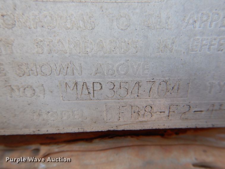 image for item DJ0471 1972 Fruehauf FB8-F2-45  dry van trailer