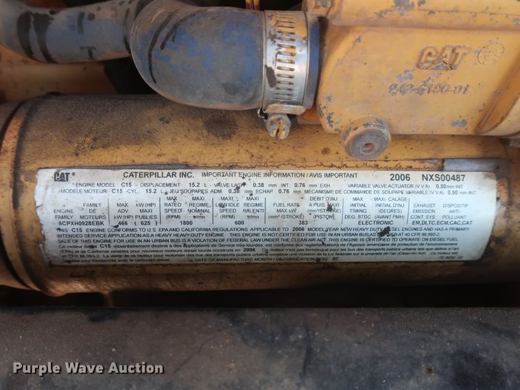 image for item DJ1928 2007 Kenworth W900  semi truck