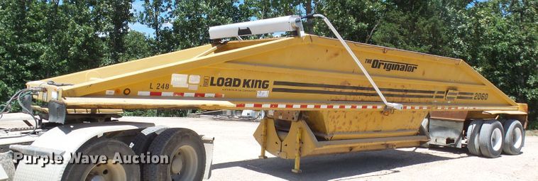 image for item DL0993 1994 Load King 2060-40-2  bottom dump trailer