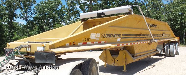 image for item DL0993 1994 Load King 2060-40-2  bottom dump trailer