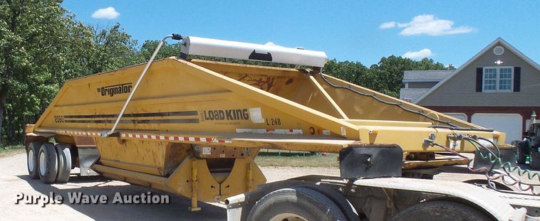 image for item DL0993 1994 Load King 2060-40-2  bottom dump trailer