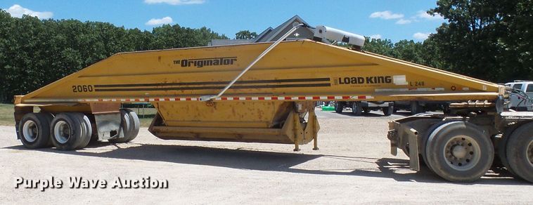 image for item DL0993 1994 Load King 2060-40-2  bottom dump trailer